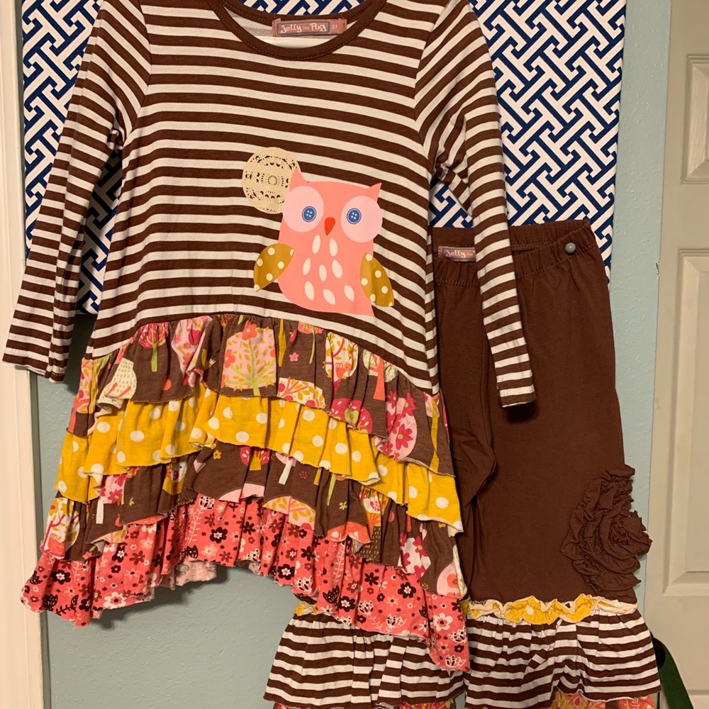 Jelly the Pug toddler pant set